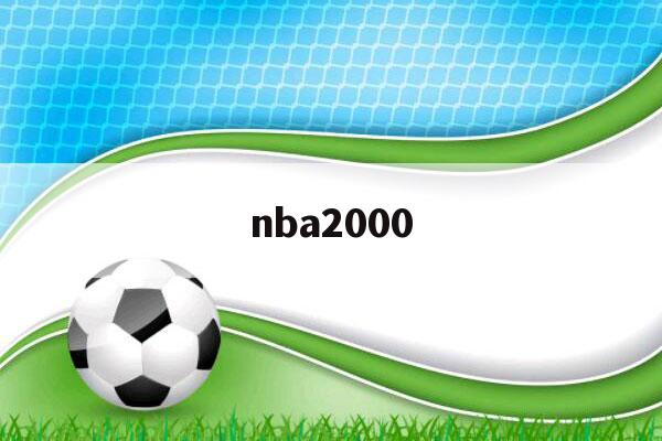 nba2000（nba2000年总冠军）-第1张图片